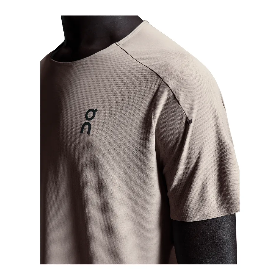 On Men's Performance-T in Cinder/Silver SS25