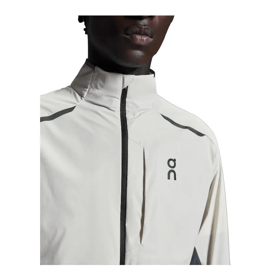 On Men's Weather Jacket in Silver/Eclipse SS25