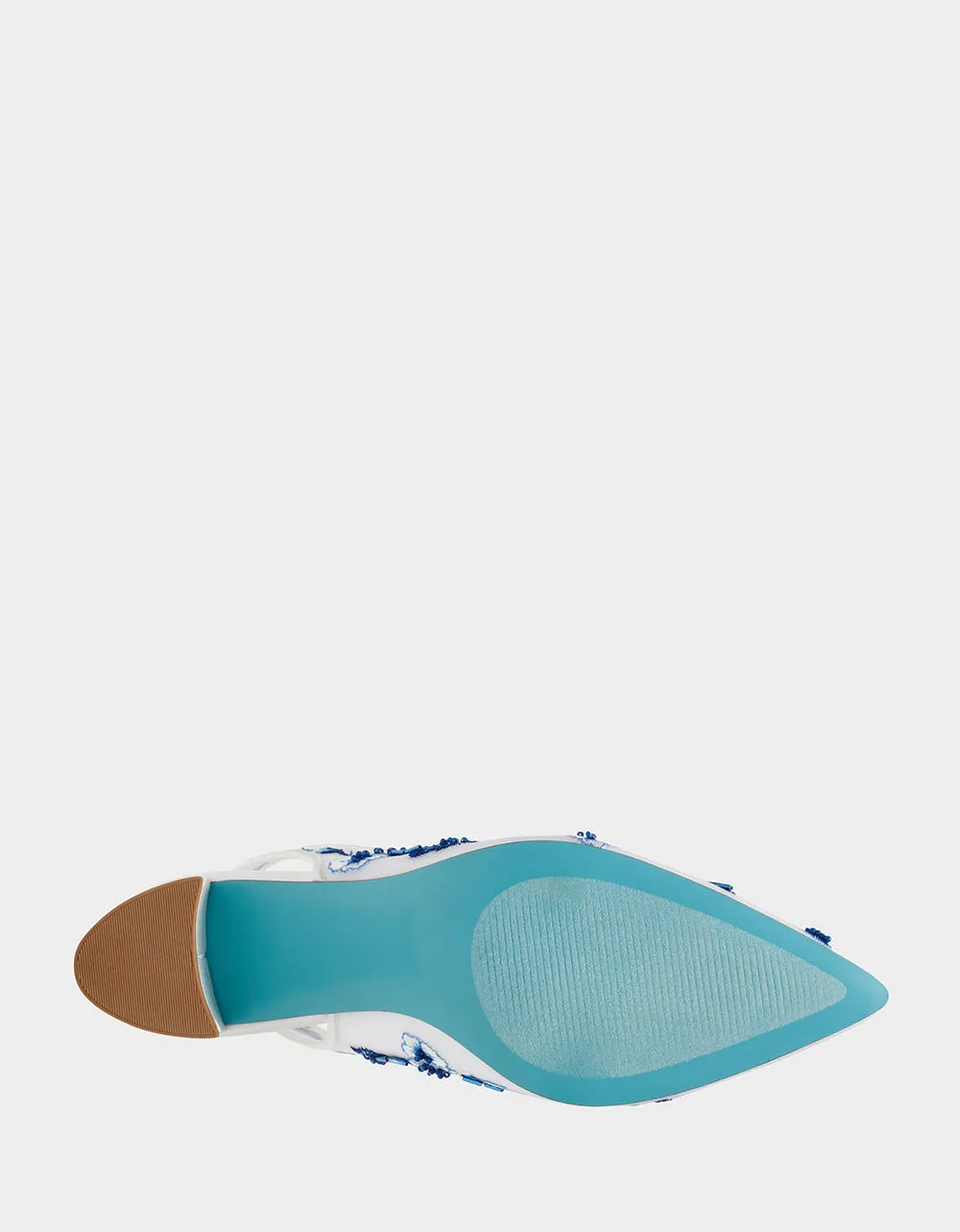 PAGE WHITE/BLUE FLORAL Betsey Johnson