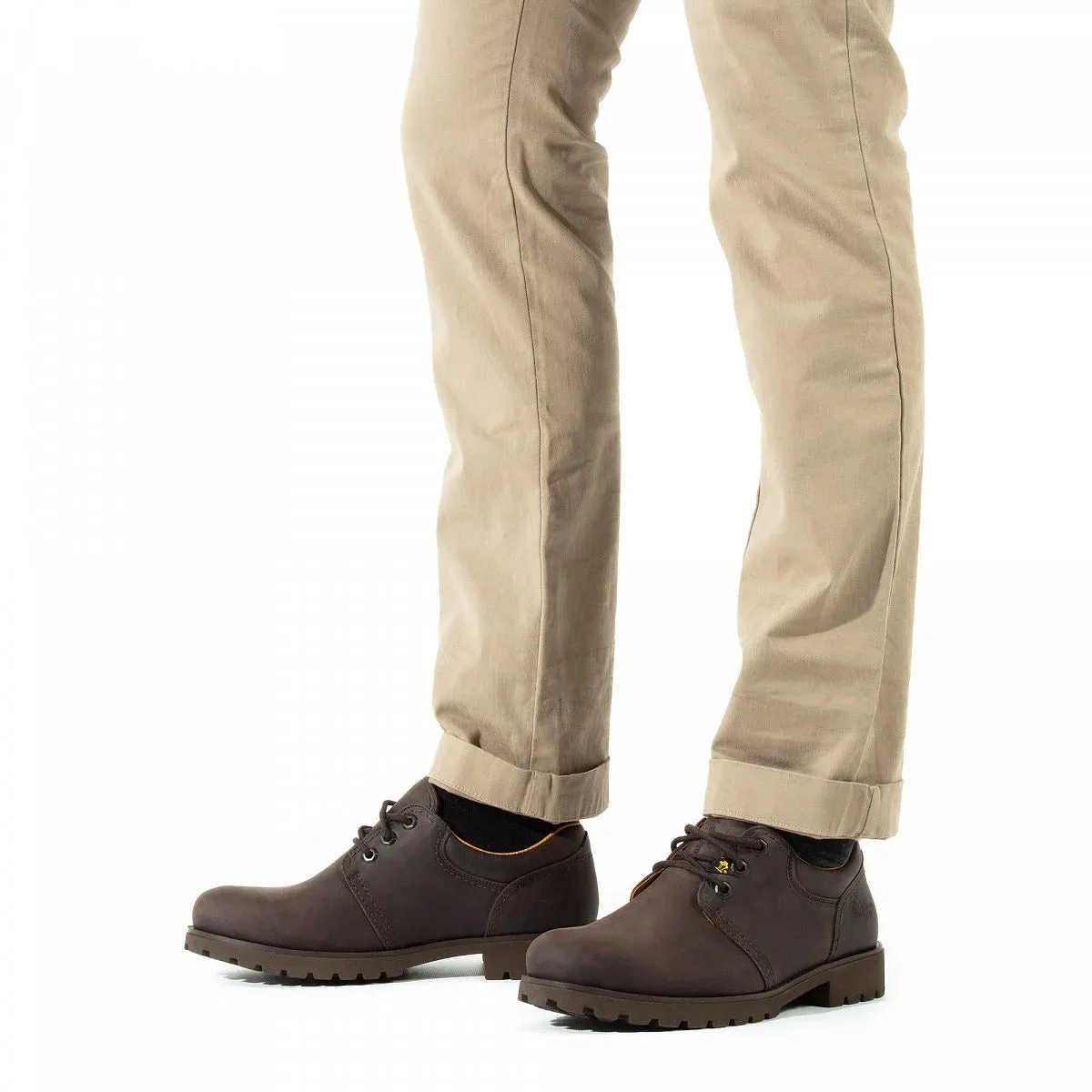Panama Jack Men's Lace-Up Shoes Panama 02 Brown Nappa Waterproof Leather Lining