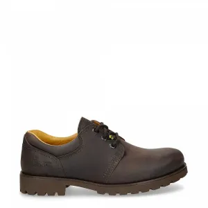 Panama Jack Men's Lace-Up Shoes Panama 02 Brown Nappa Waterproof Leather Lining