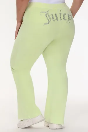 Plus-Size Big Bling Towel Terry Track Pants Juicy Couture