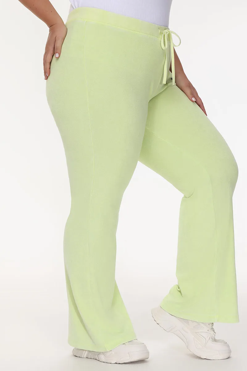 Plus-Size Big Bling Towel Terry Track Pants Juicy Couture