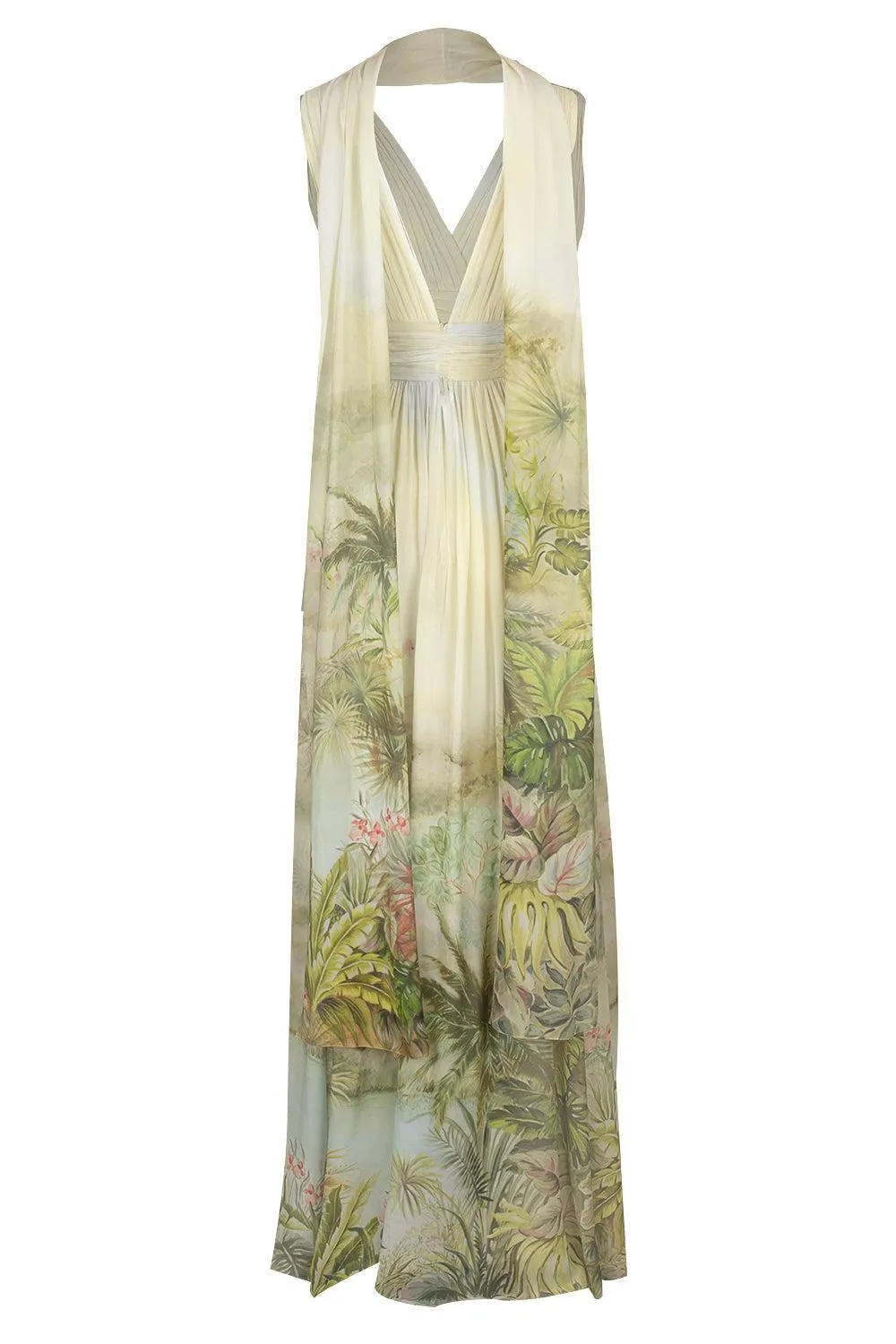Printed Georgette Long Dress