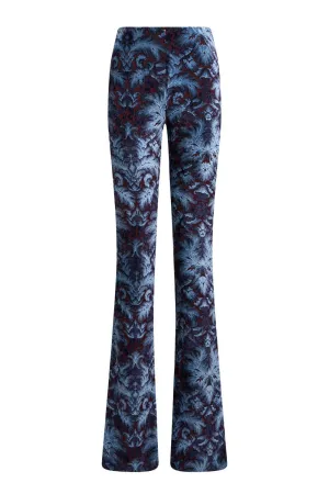 Printed Stretch Trousers