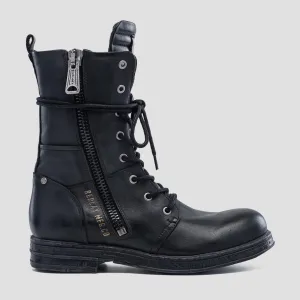 Replay Women's Shoes Shoes Boots Ankle Boots Leather Evy Black