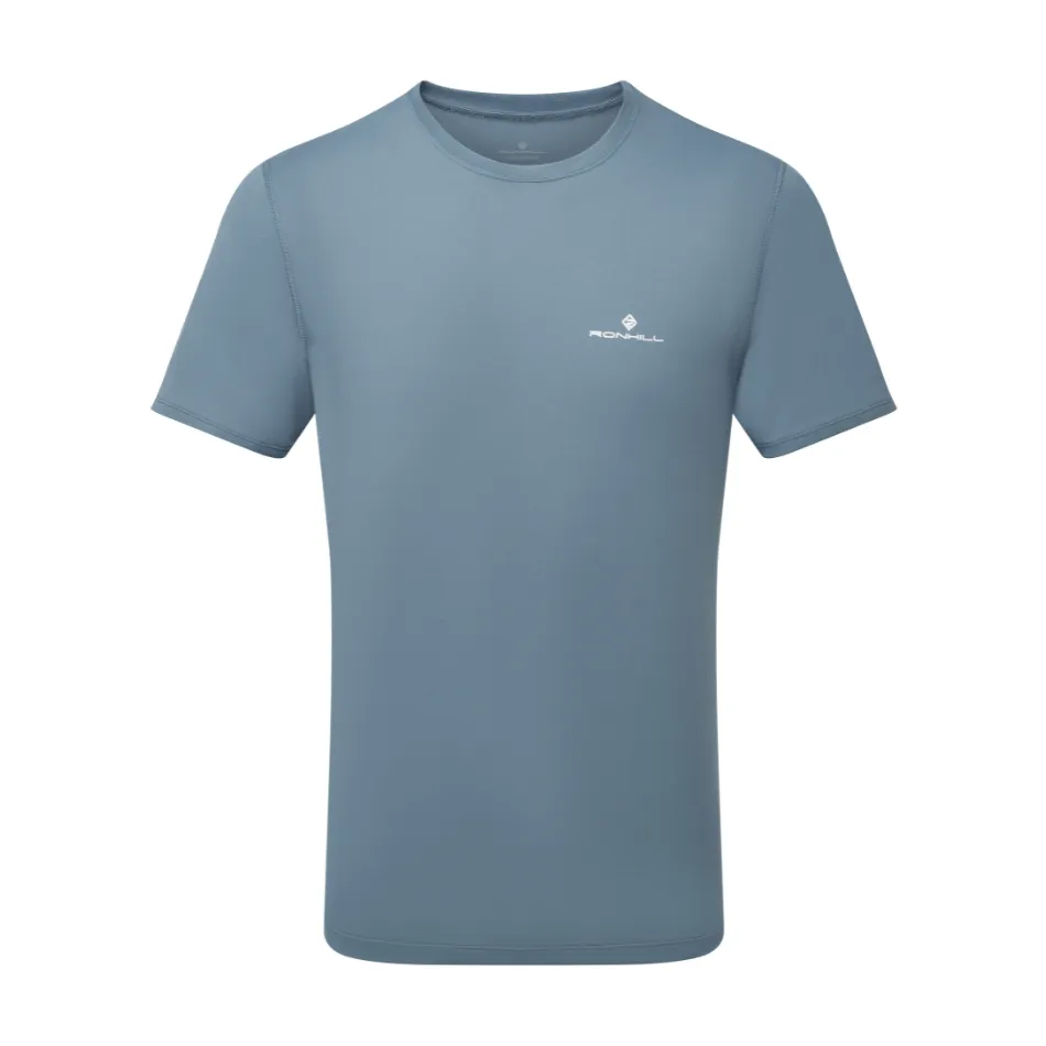Ronhill Men's Core Short Sleeved Tee in Lake/Bright White SS25