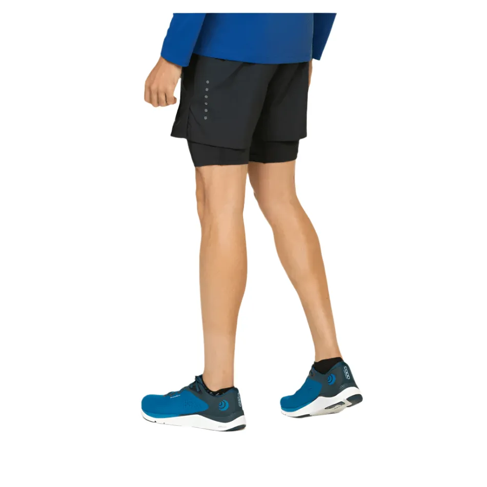 Ronhill Men's Core Twin Short in All Black SS25