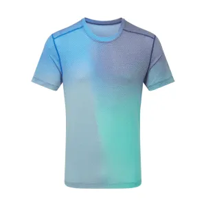 Ronhill Men's Tech Golden Hour Tee in Dark Navy/Laguna Merge SS25