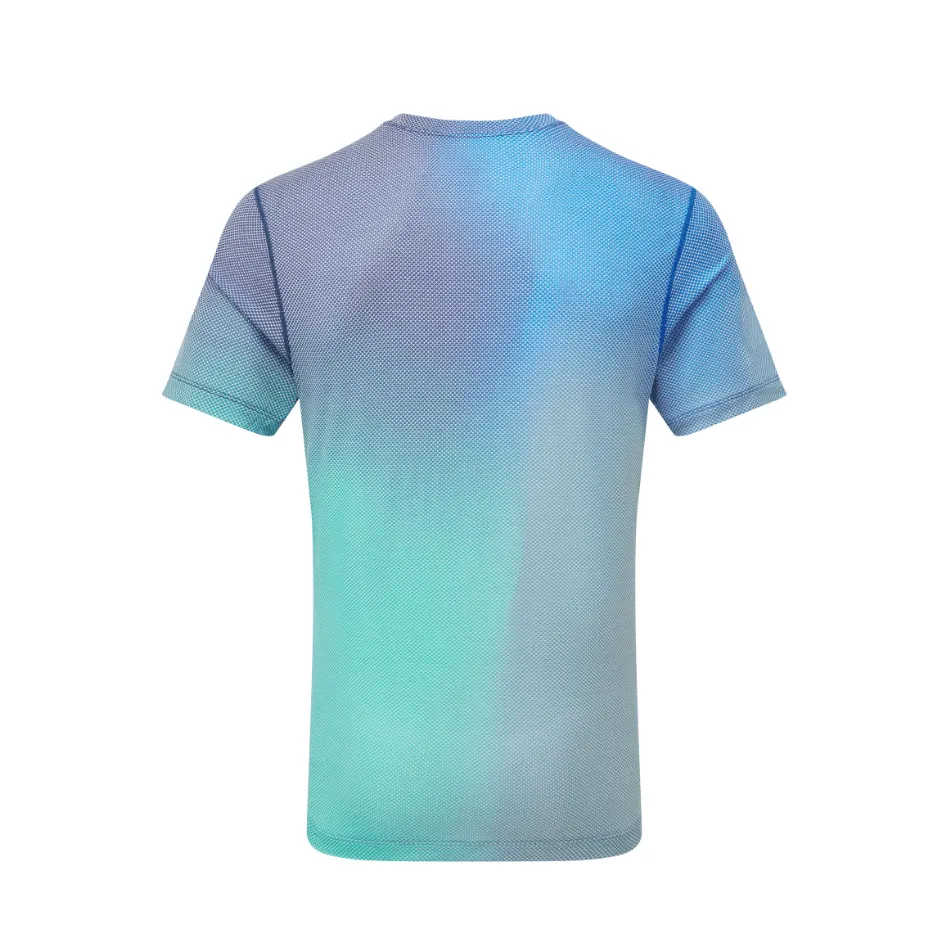 Ronhill Men's Tech Golden Hour Tee in Dark Navy/Laguna Merge SS25