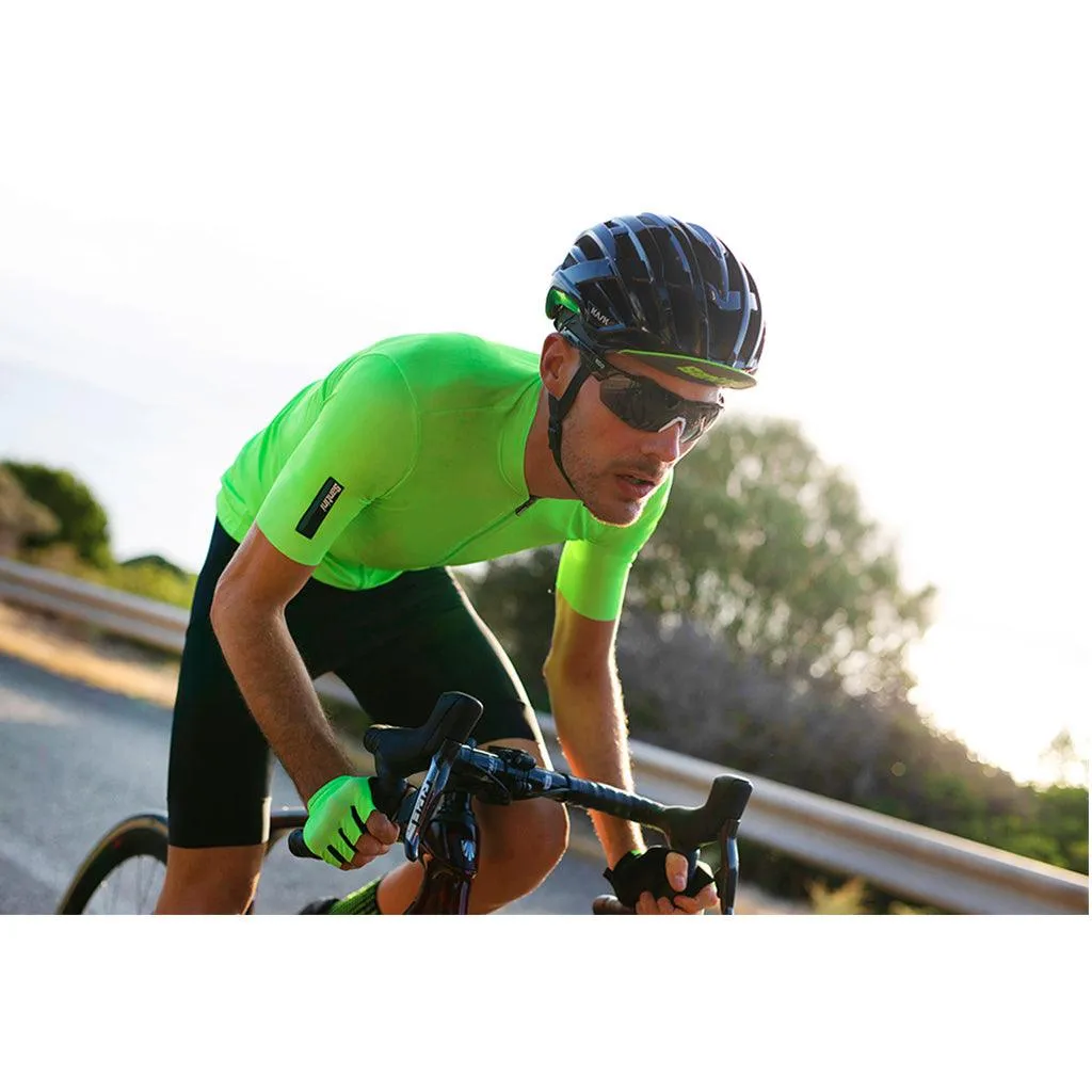 Santini Colore Mens Cycling Jersey (Fluo Green)