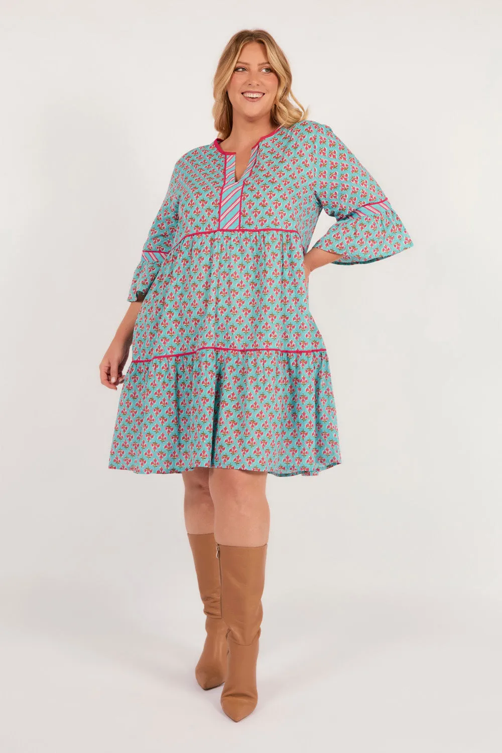 Scout Bell Sleeve Dress in Florence Adrift