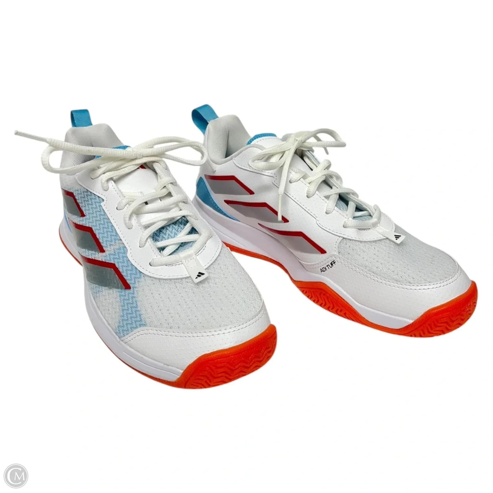 Shoes Athletic By Adidas In White, Size: 9