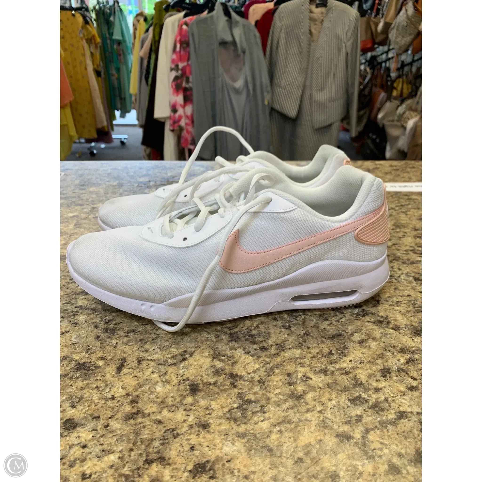 Shoes Athletic By Nike In Pink & White, Size: 11