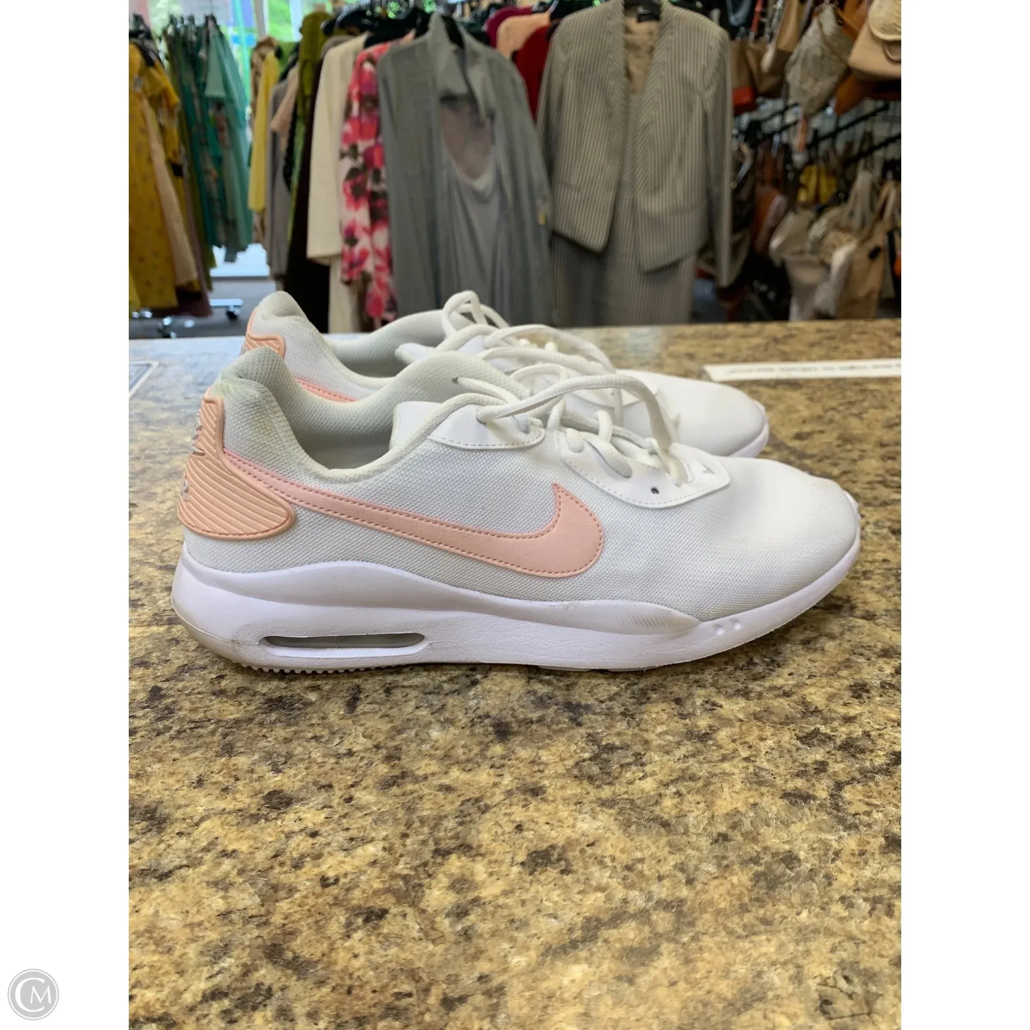 Shoes Athletic By Nike In Pink & White, Size: 11