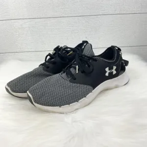 Shoes Athletic By Under Armour In Black & Grey, Size: 9.5