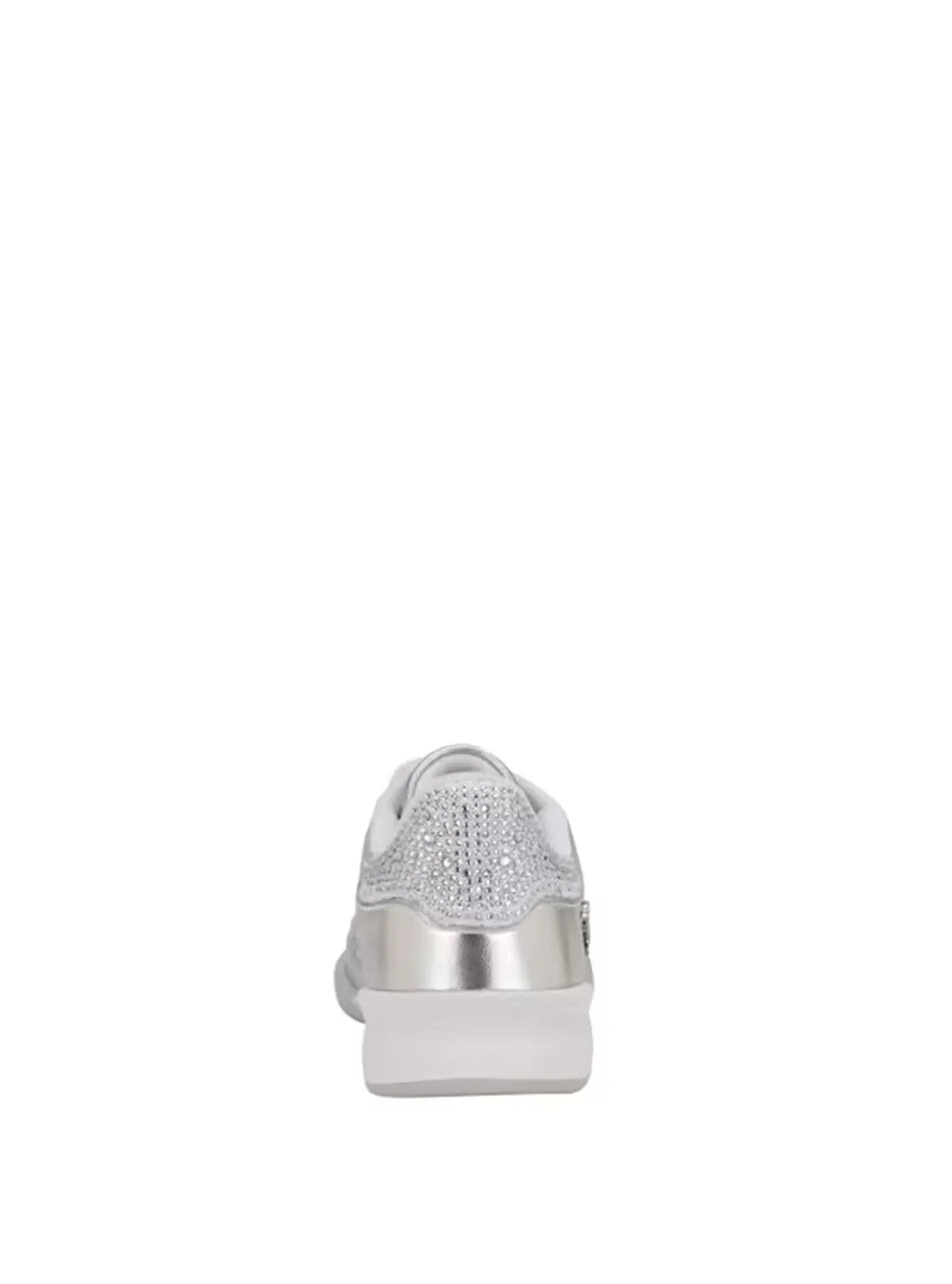 Silver Pritie Low-Top Sneakers Guess