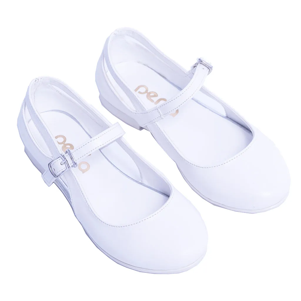 Snow White Cut-Out Flats