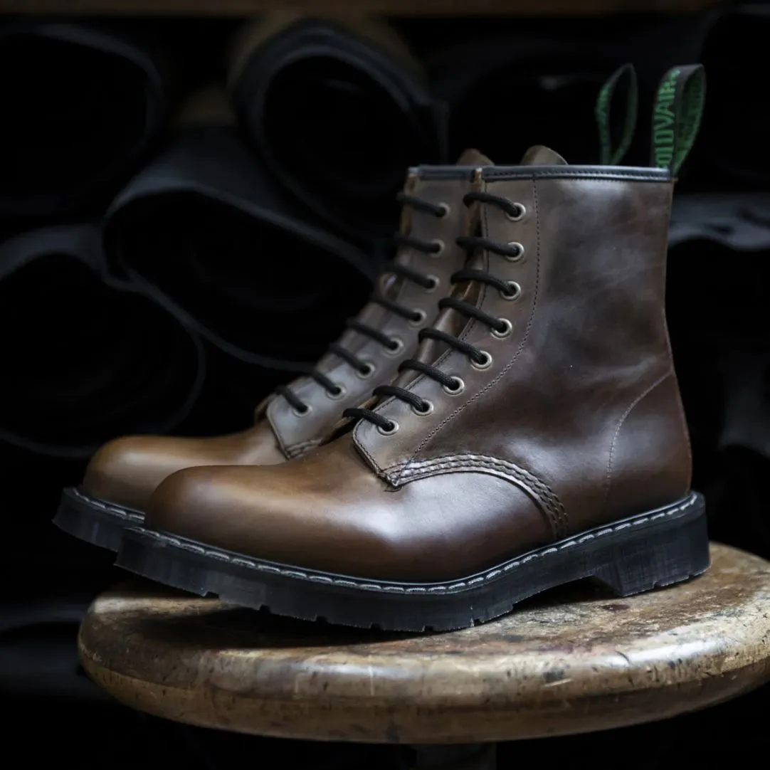 Solovair Shoes Shoes Boots Boots 8-Hole Leather Gaucho Crazy Horse Made in England