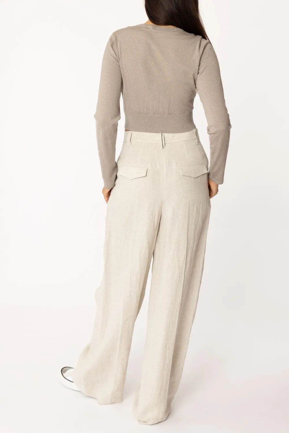Sparkling Crop Cardigan