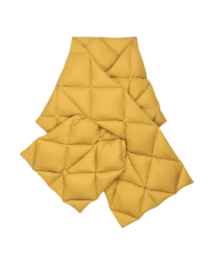 The Down Quilted Puffer Scarf. -- Goldenrod The Great