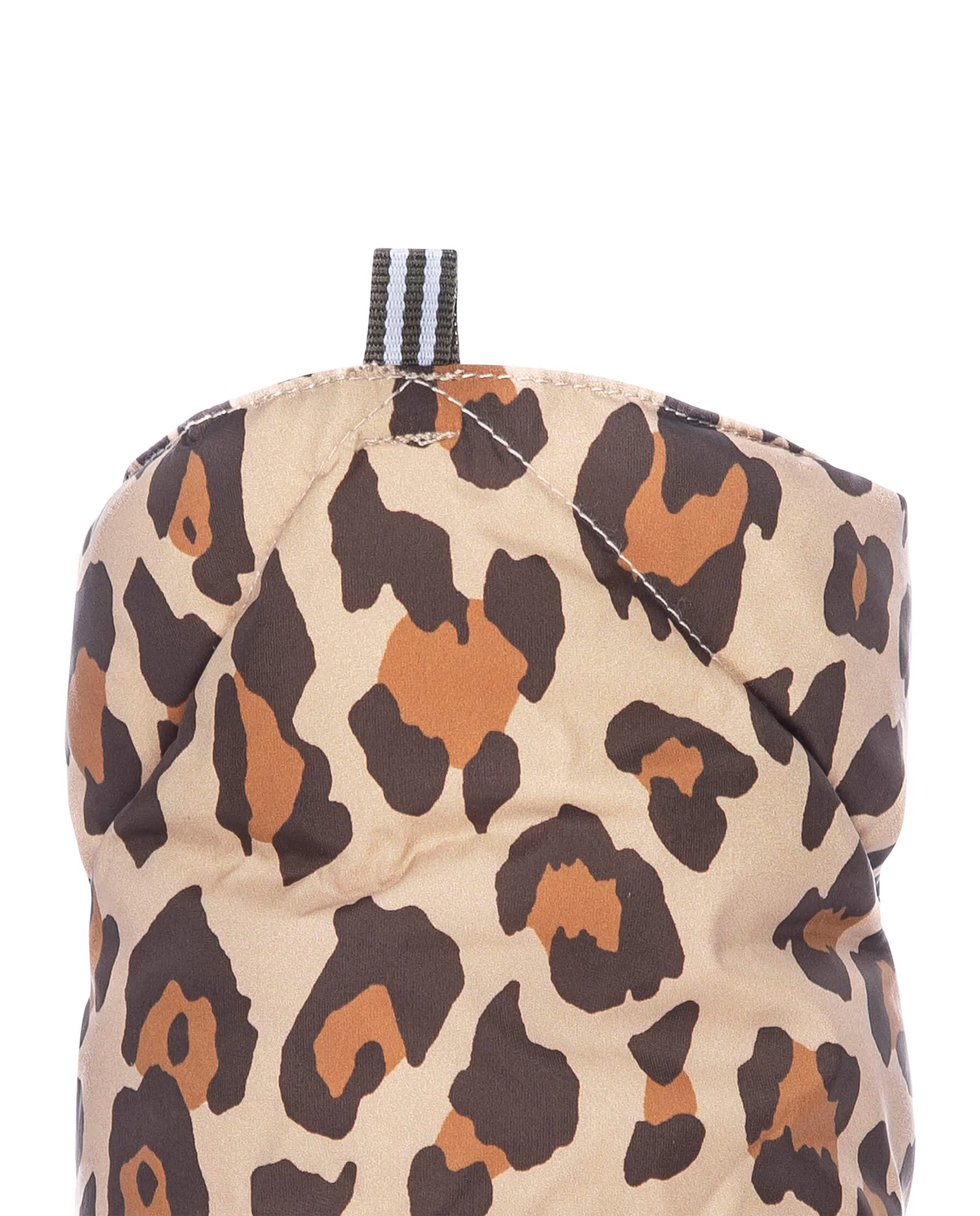 The Down Quilted Puffer Slipper. -- Snow Leopard The Great