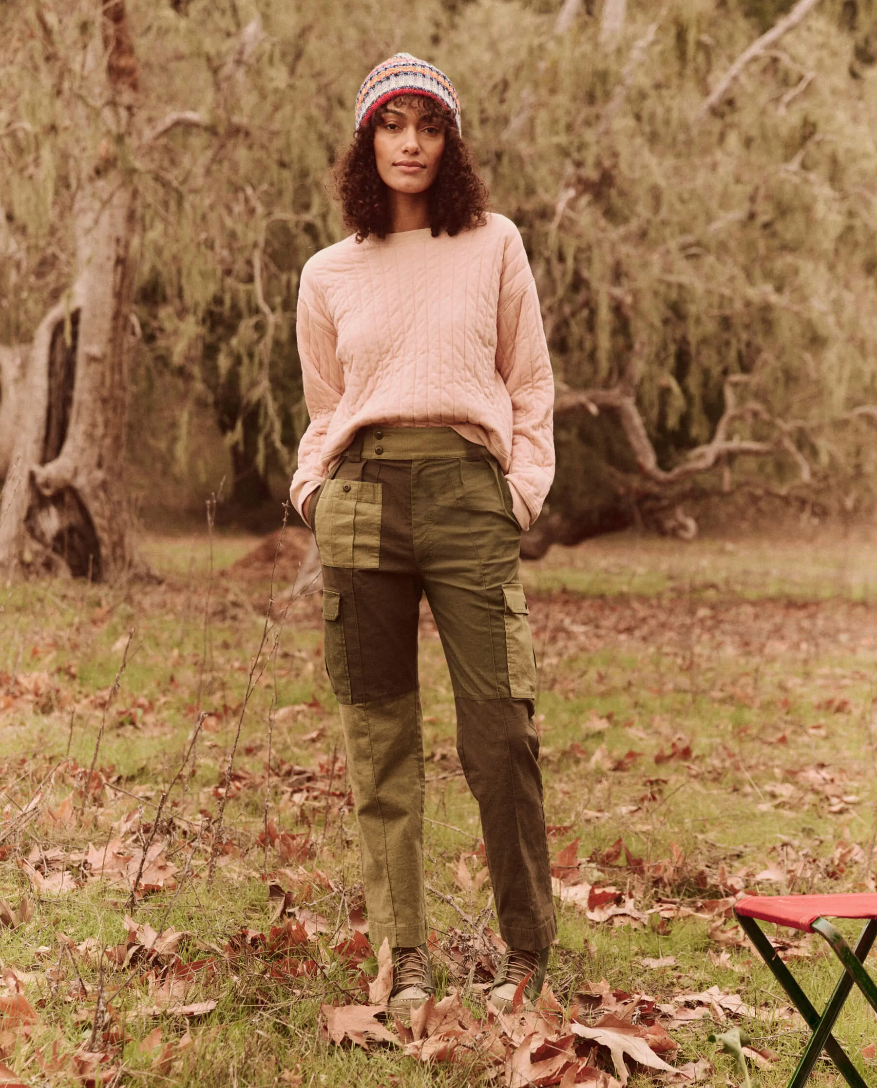 The Reversible Quilted Avalanche Sweatshirt. -- Cloud Pink The Great