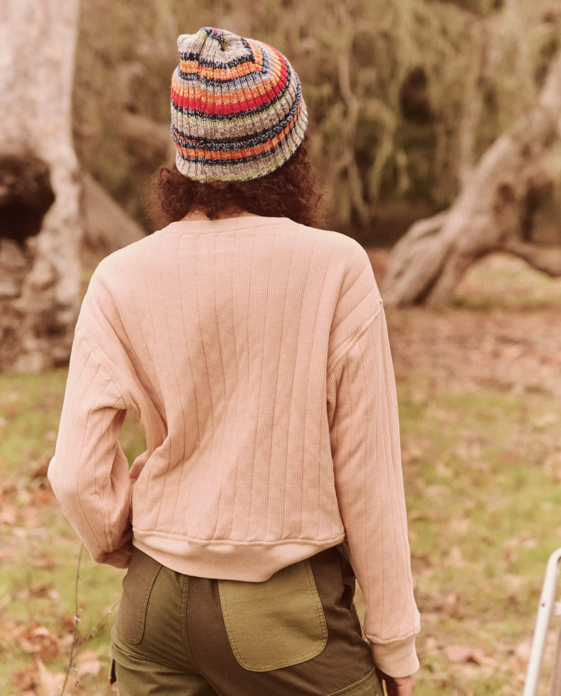 The Reversible Quilted Avalanche Sweatshirt. -- Cloud Pink The Great