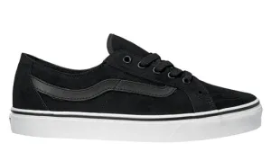 VANS shoes skater shoes Escuela Suede Black real leather