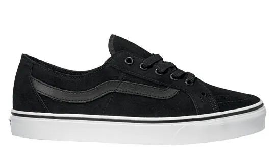 VANS shoes skater shoes Escuela Suede Black real leather
