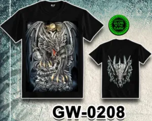 WILD - Glow in the Dark T-Shirt Drache GW-0208