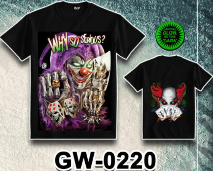 WILD - Glow in the Dark T-Shirt Joker GW-0220