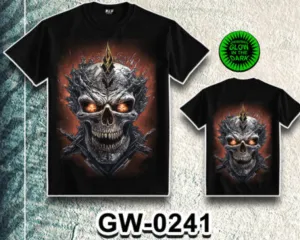 WILD - Glow in the Dark T-Shirt Totenkopf GW-0241