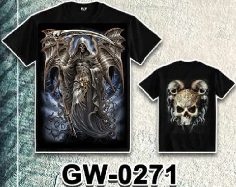 WILD - Glow in the Dark T-Shirt Totenkopf GW-0271
