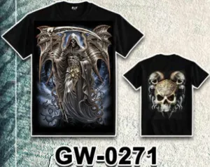 WILD - Glow in the Dark T-Shirt Totenkopf GW-0271