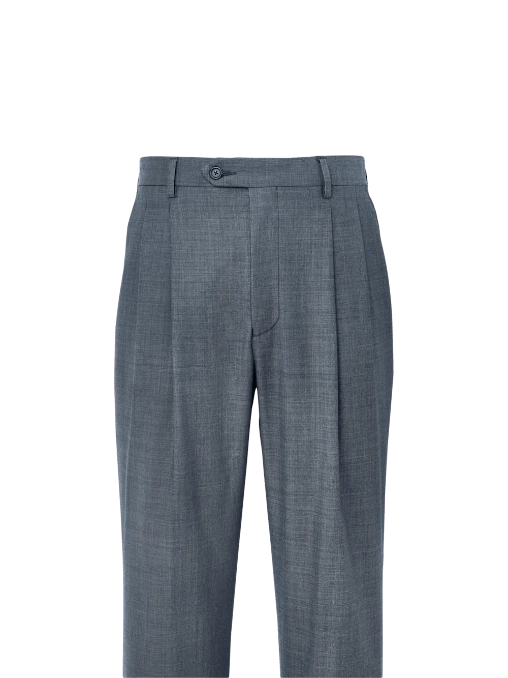 Wool Sharkskin Pants - Light Brown